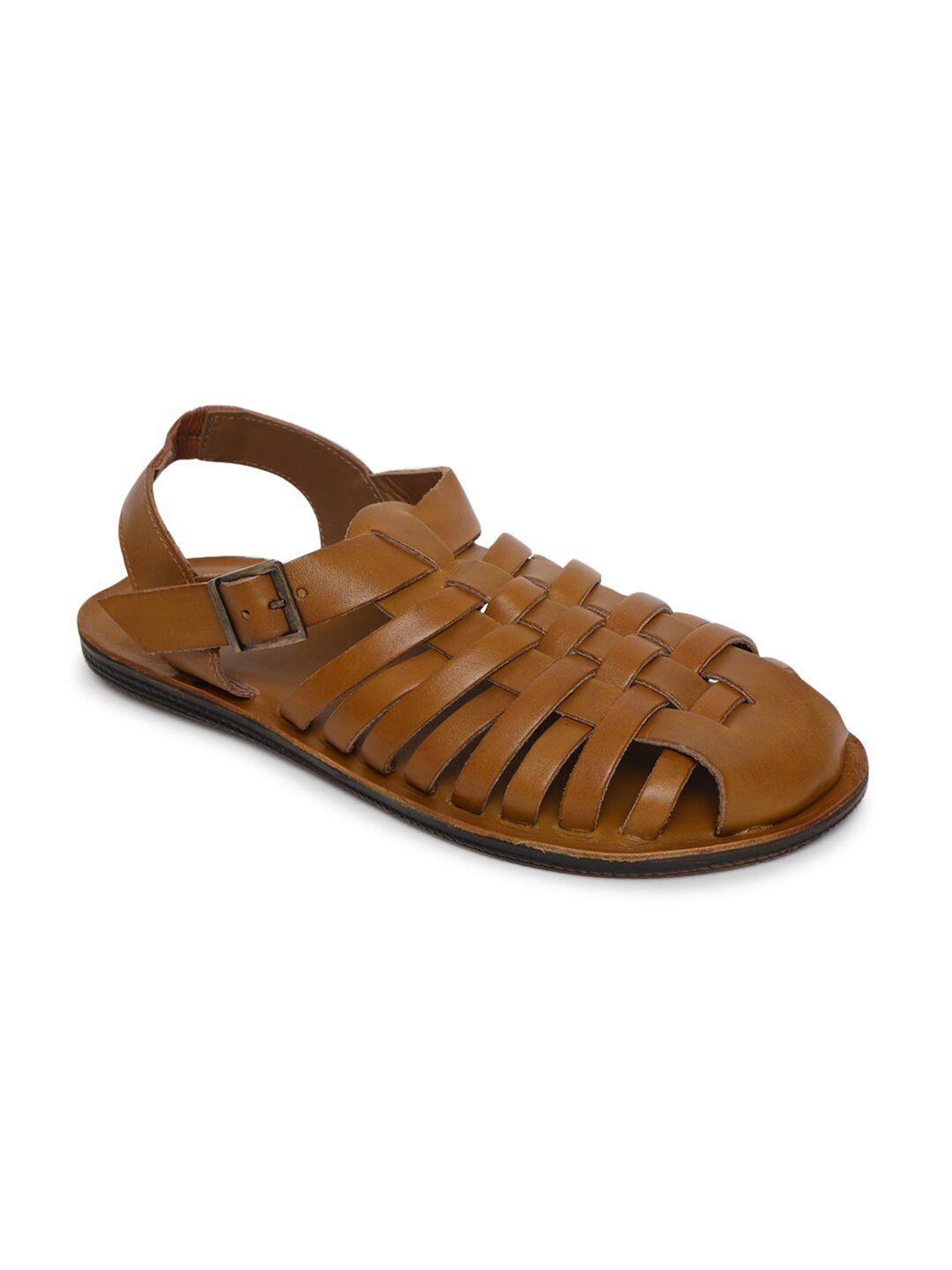 fabindia men leather fisherman sandals