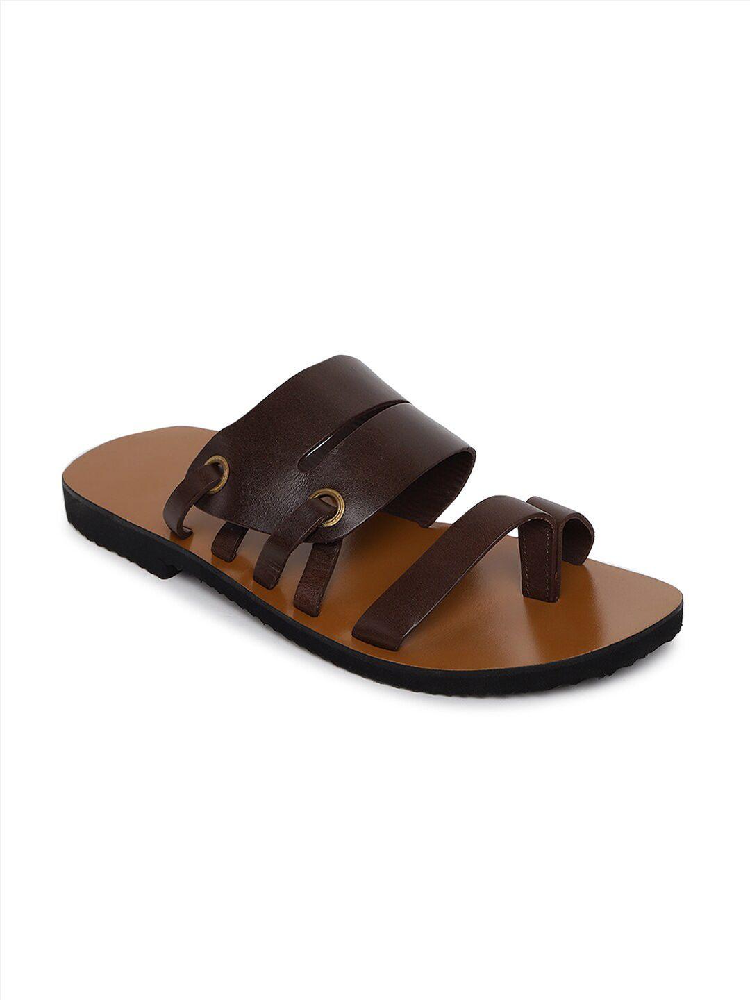 fabindia men leather one toe comfort sandals