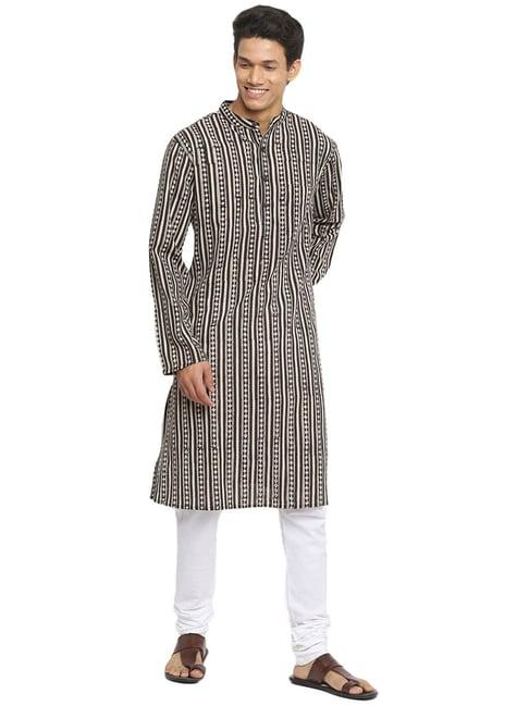 fabindia multicolor striped kurta