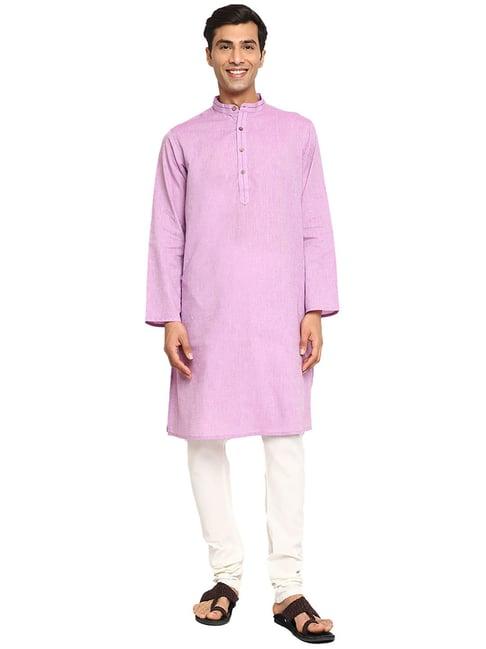 fabindia purple comfort fit kurta