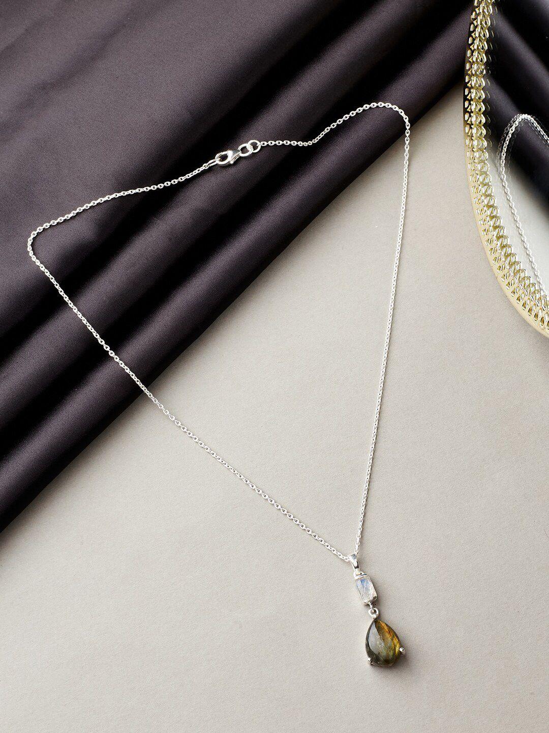 fabindia silver chain with pendent