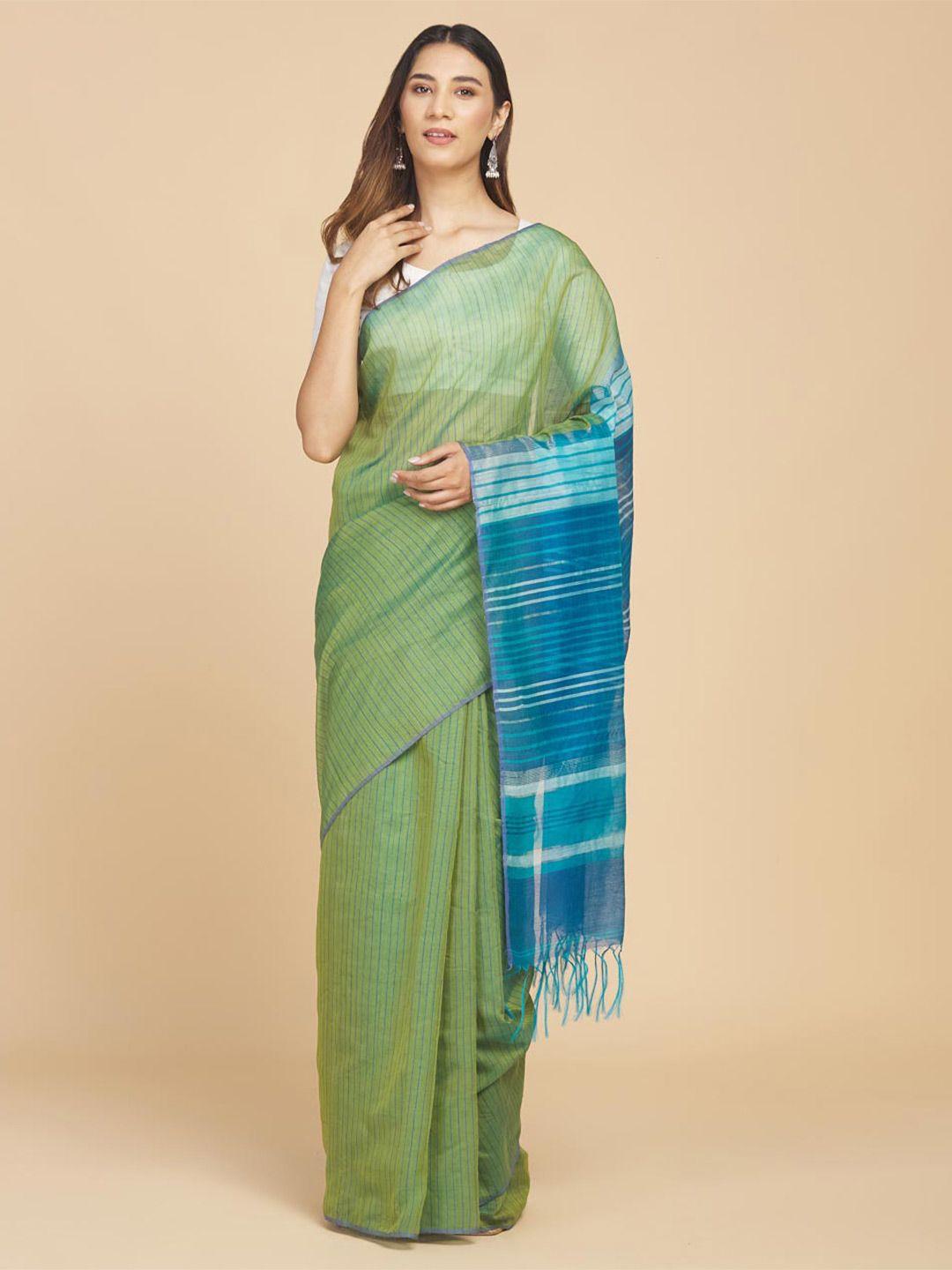 fabindia striped saree