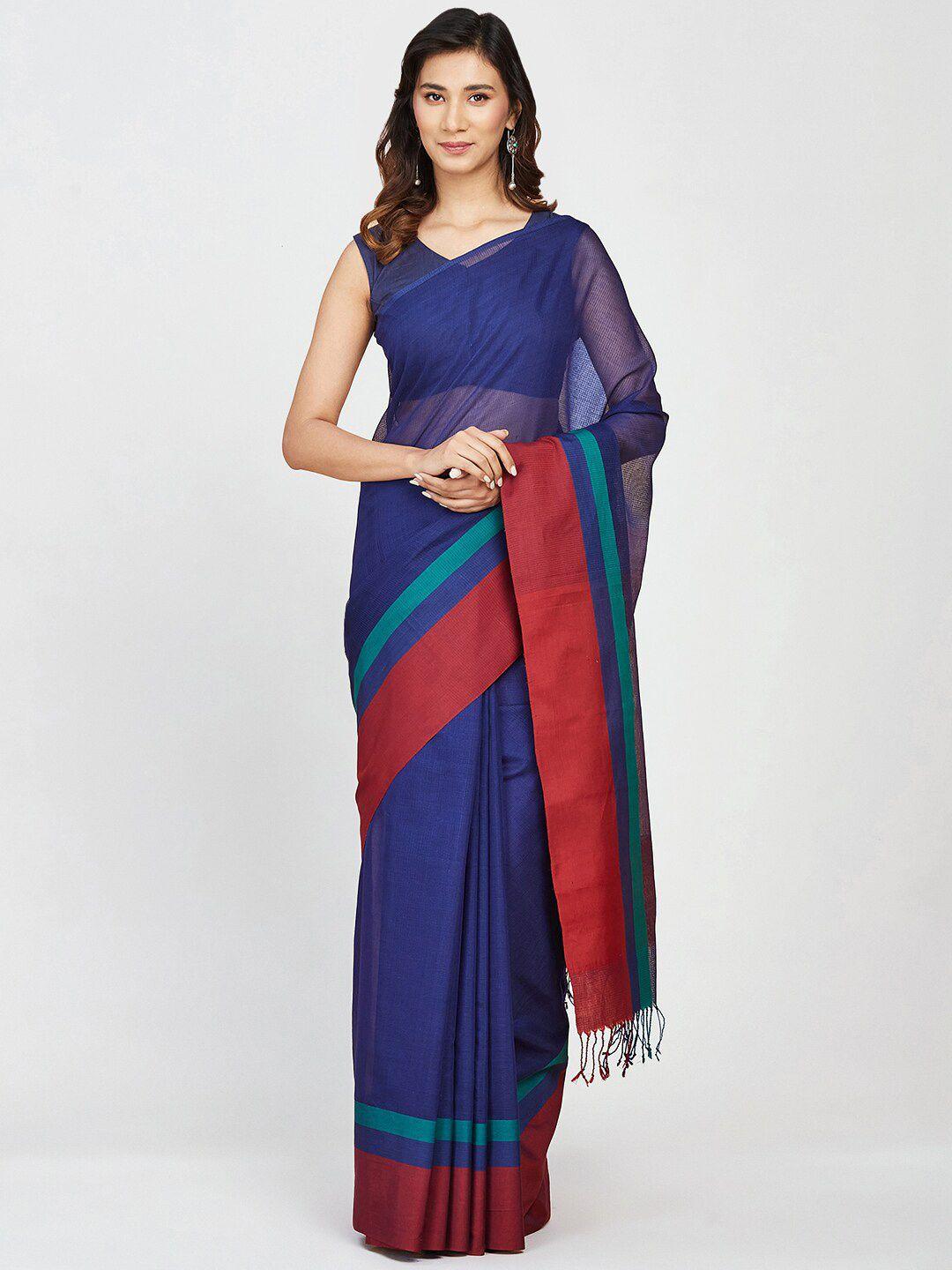 fabindia tasseled viscose rayon saree