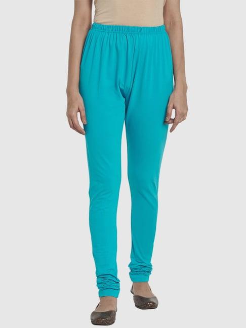 fabindia turquoise regular fit churidar