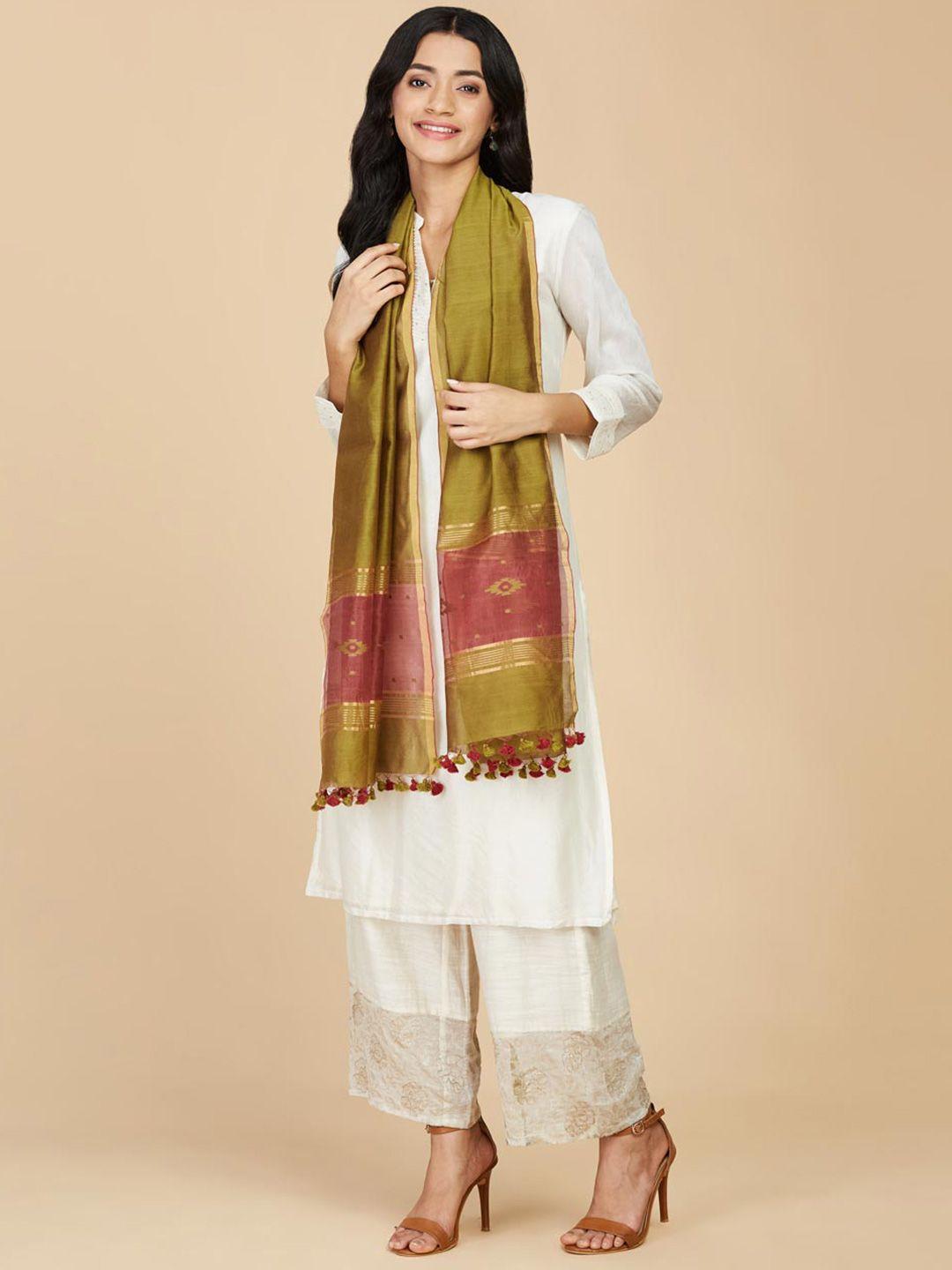 fabindia women jamdani stole