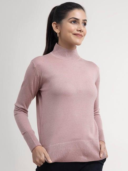 fablestreet dusty pink regular fit pullover