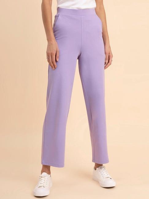 fablestreet lavender flared fit pants