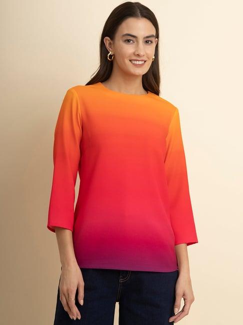 fablestreet multicolor relaxed fit top