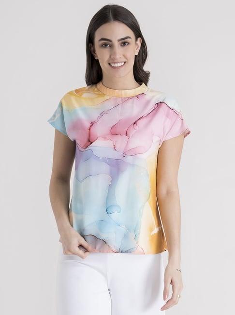 fablestreet multicolored printed top