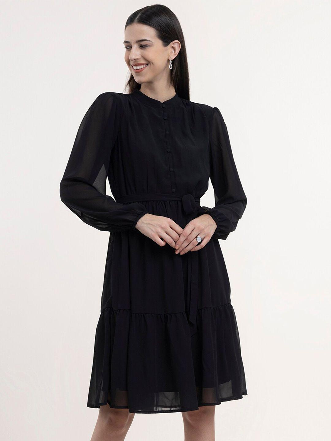 fablestreet black formal dress
