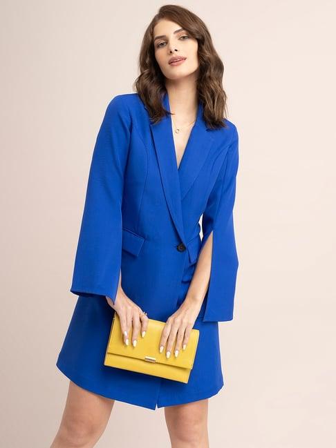 fablestreet blue blazer dress