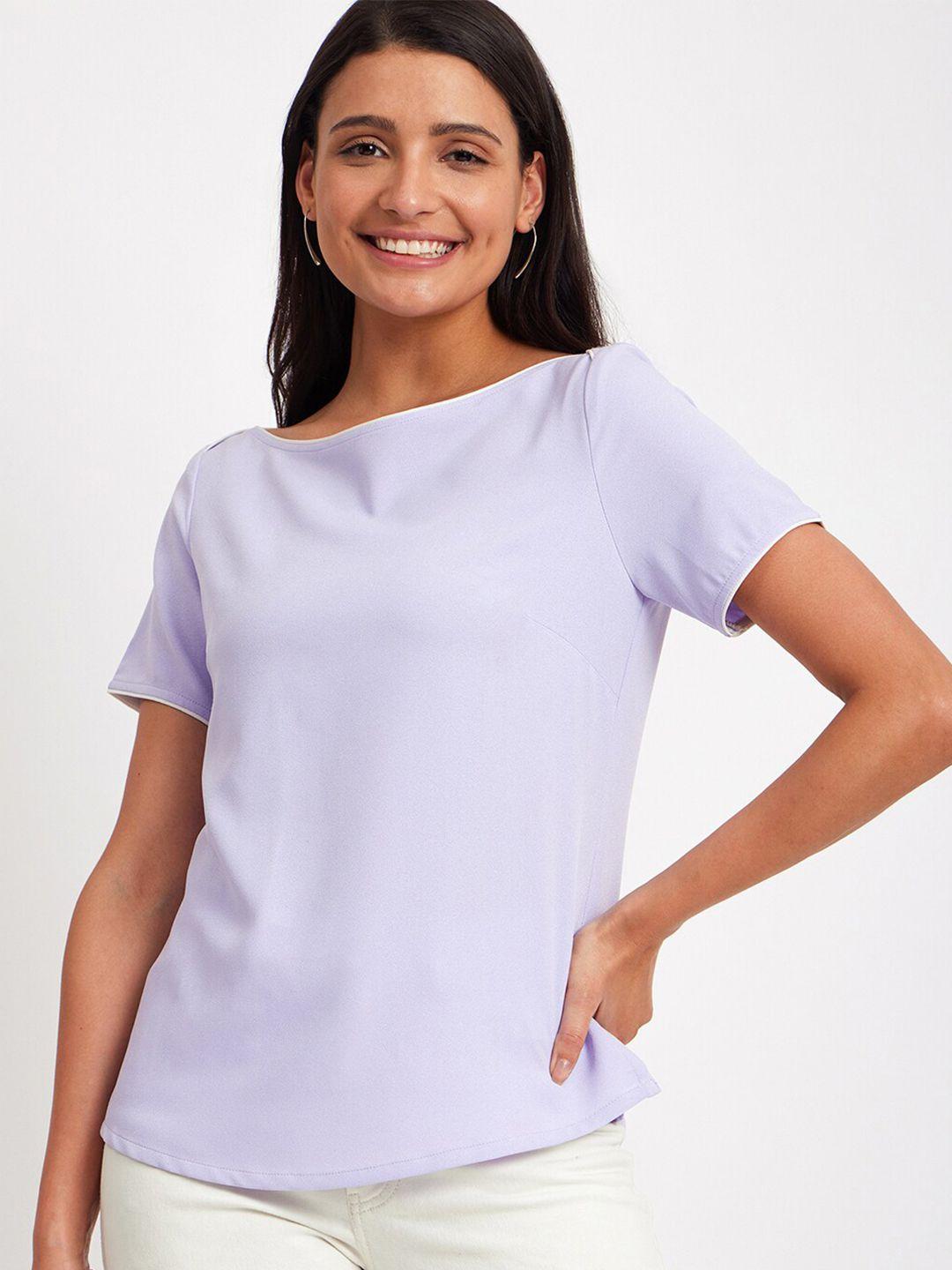 fablestreet boat neck regular top