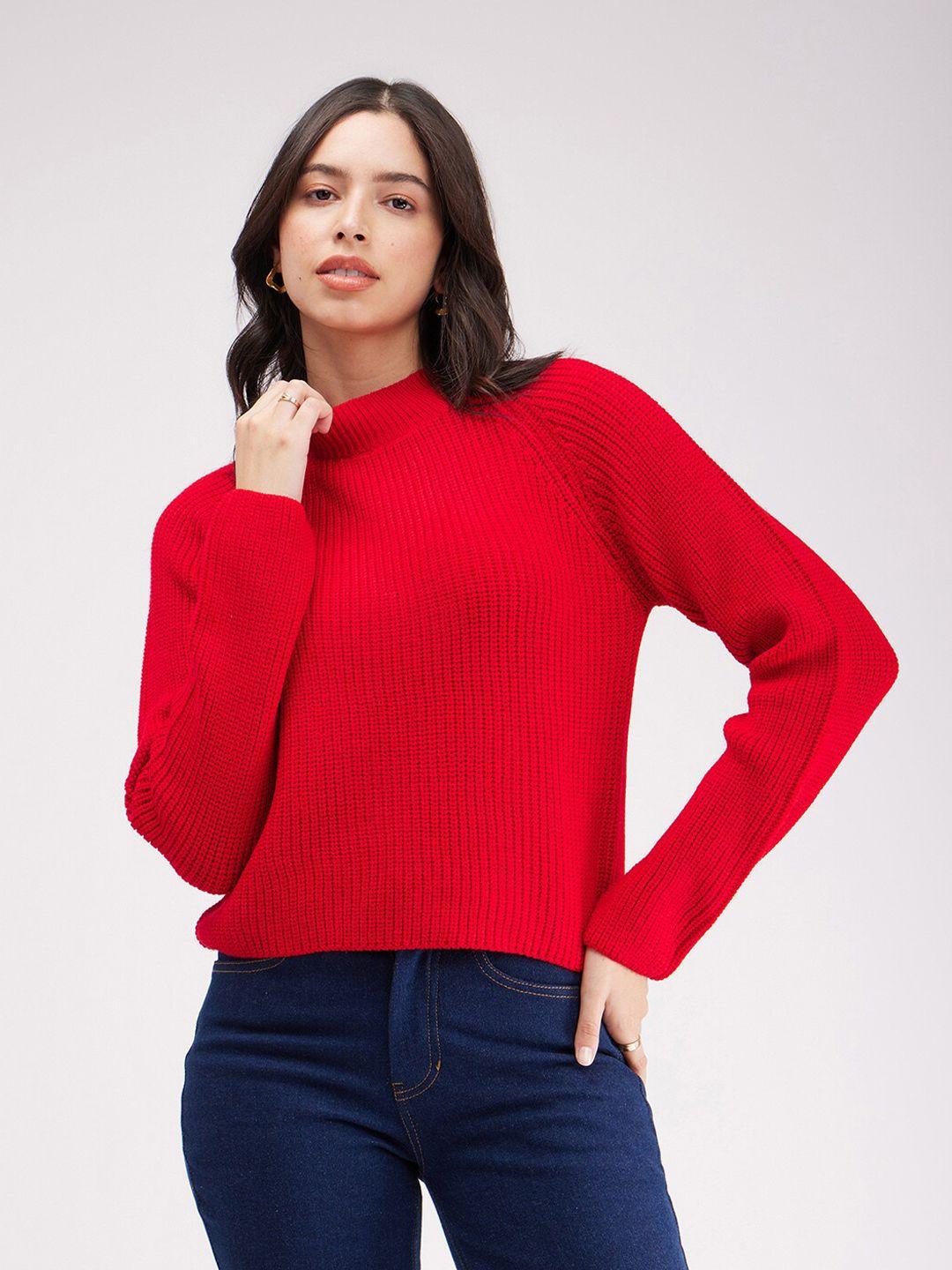 fablestreet cable knit acrylic pullover sweater