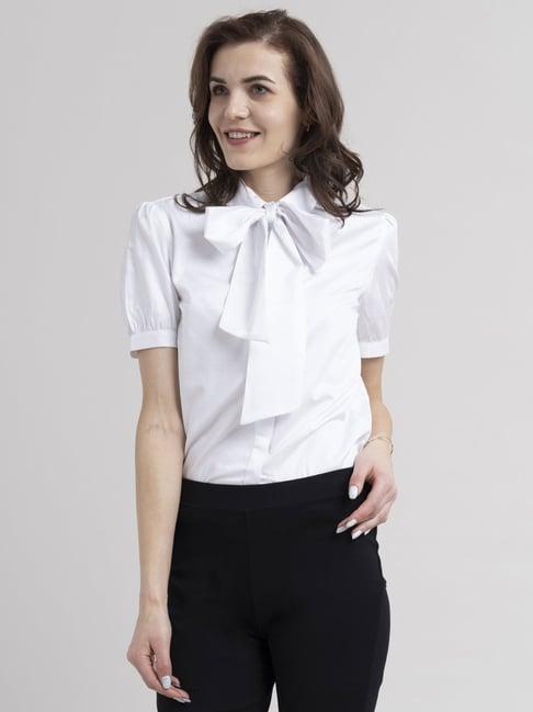 fablestreet cotton white shirt