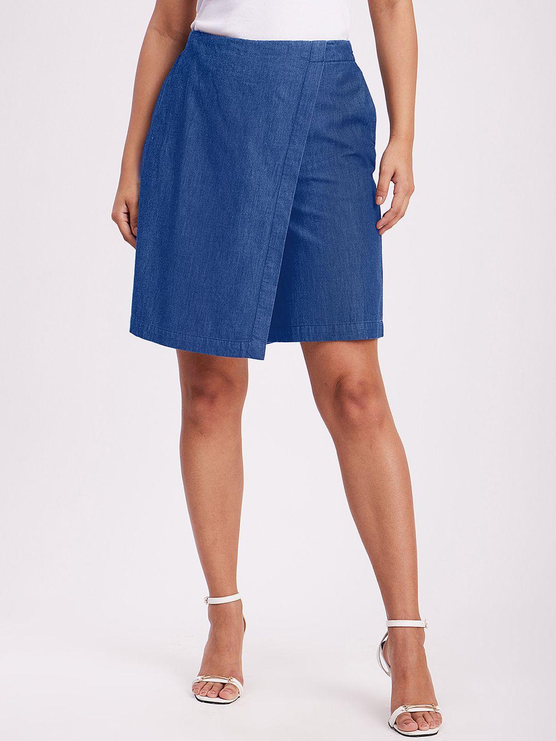 fablestreet denim skort skirt