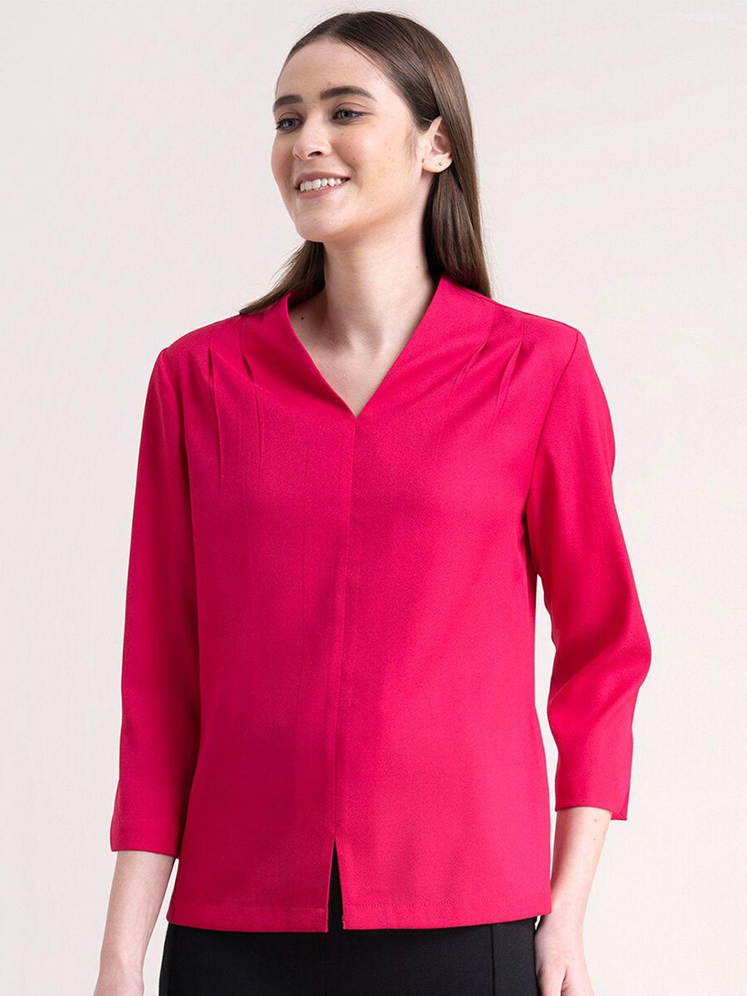 fablestreet fuchsia solid top