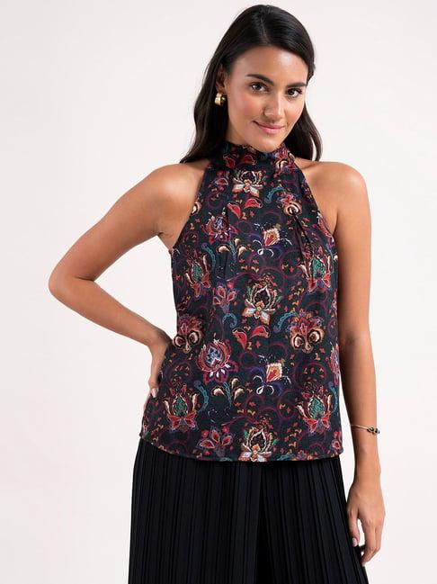 fablestreet multicolor floral print top