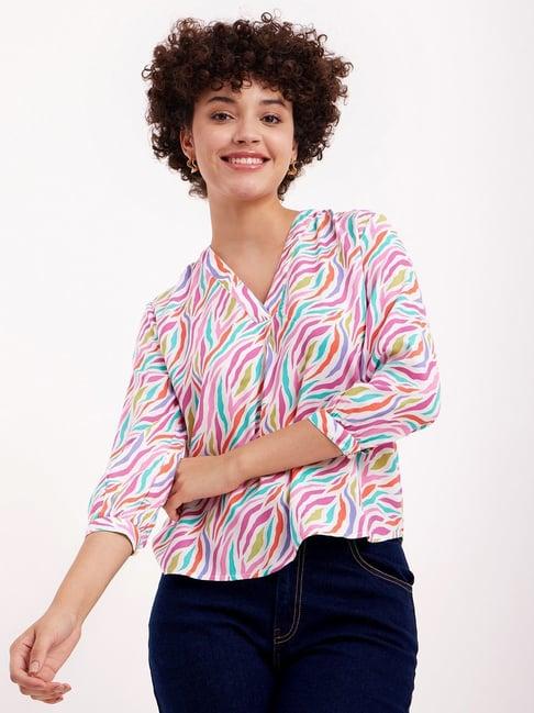 fablestreet multicolored printed top