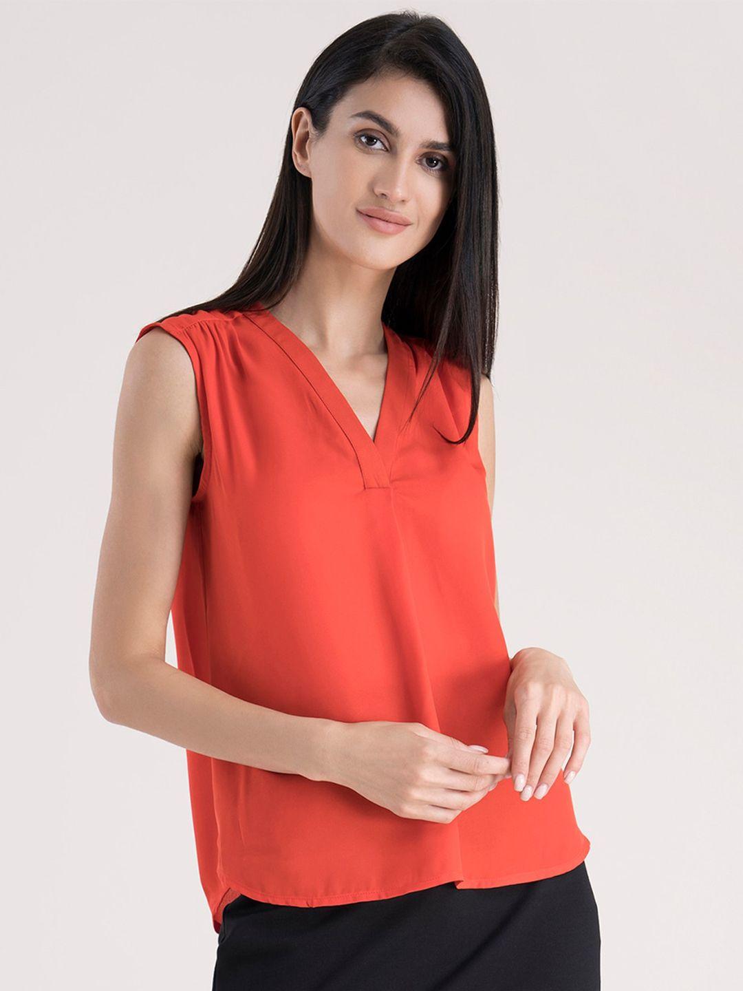 fablestreet orange regular top