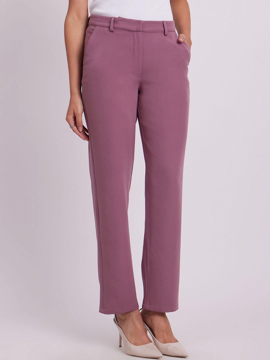 fablestreet women straight fit trousers