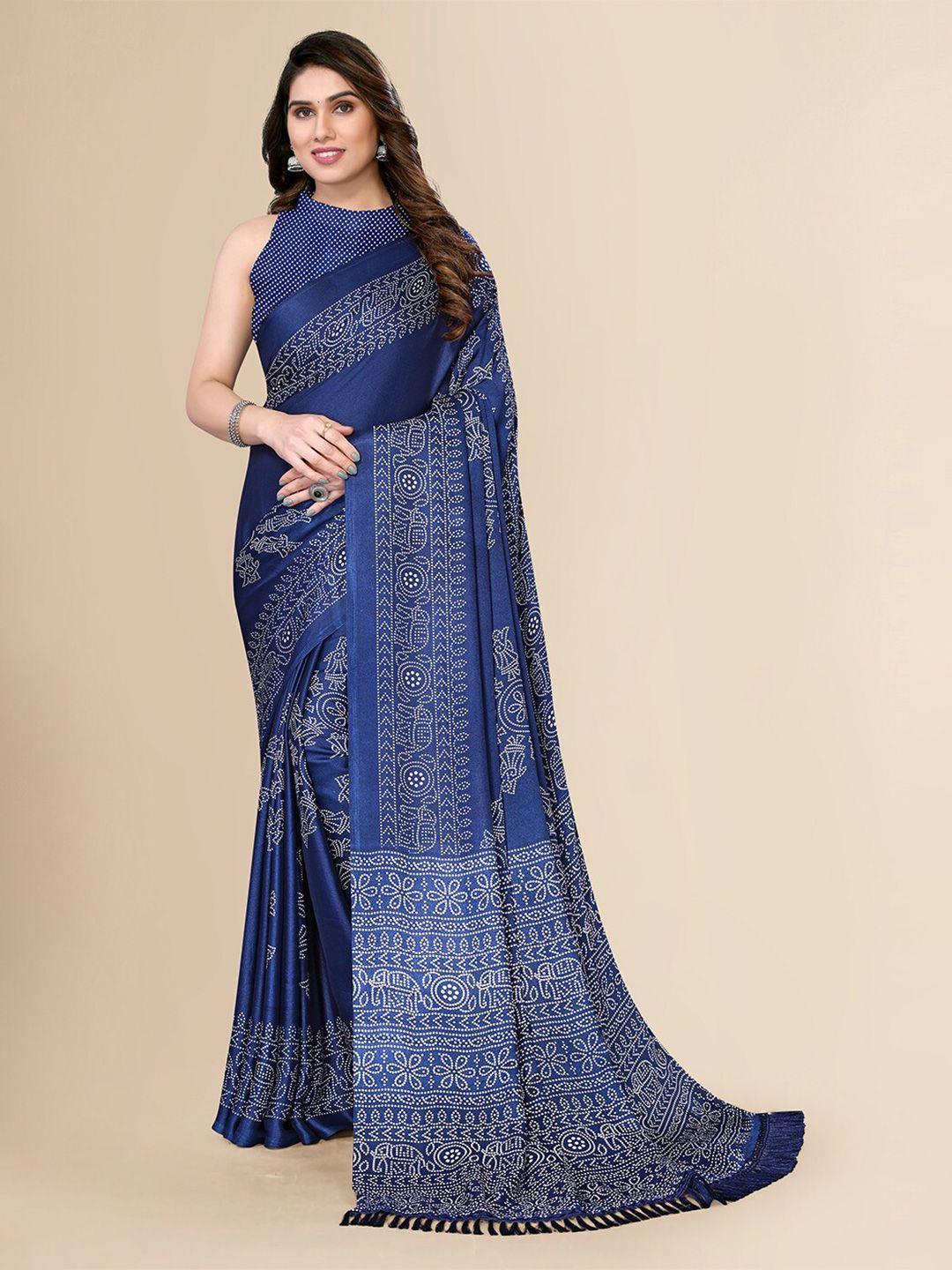 fabmora ethnic motifs printed pure chiffon saree