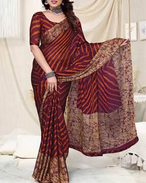 fabmora womens saree with blouse piece saree