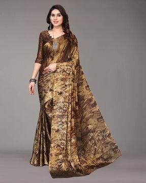 fabmora womens saree with blouse piece saree