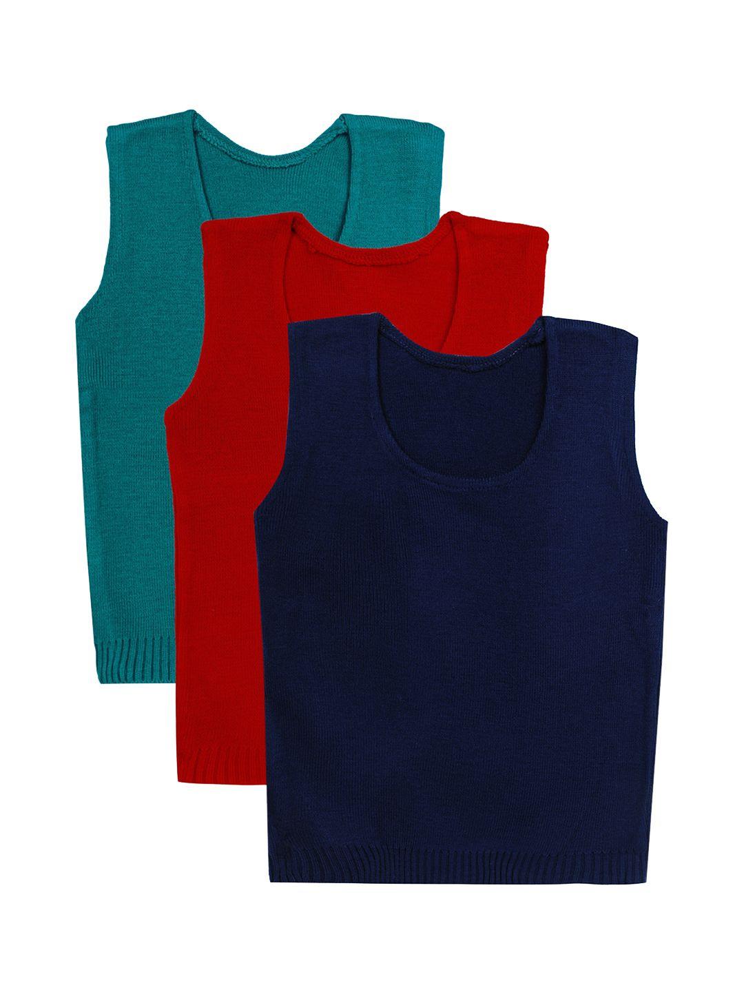 fabnest infant kids pack of 3 solid sweater vest