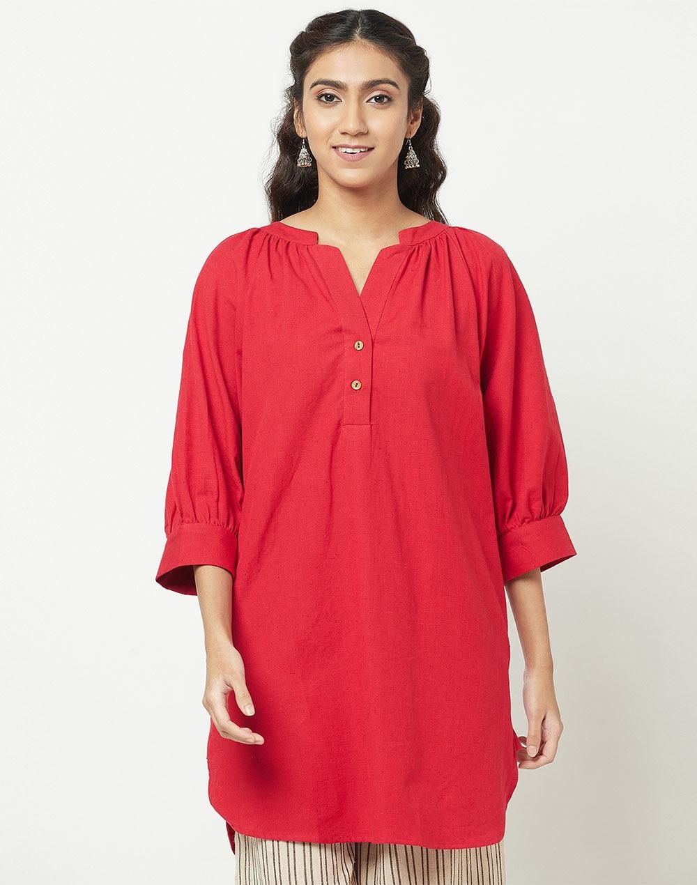 fabnu cotton linen flax tunic