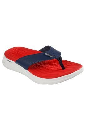 fabric regular slipon men's slippers - navy