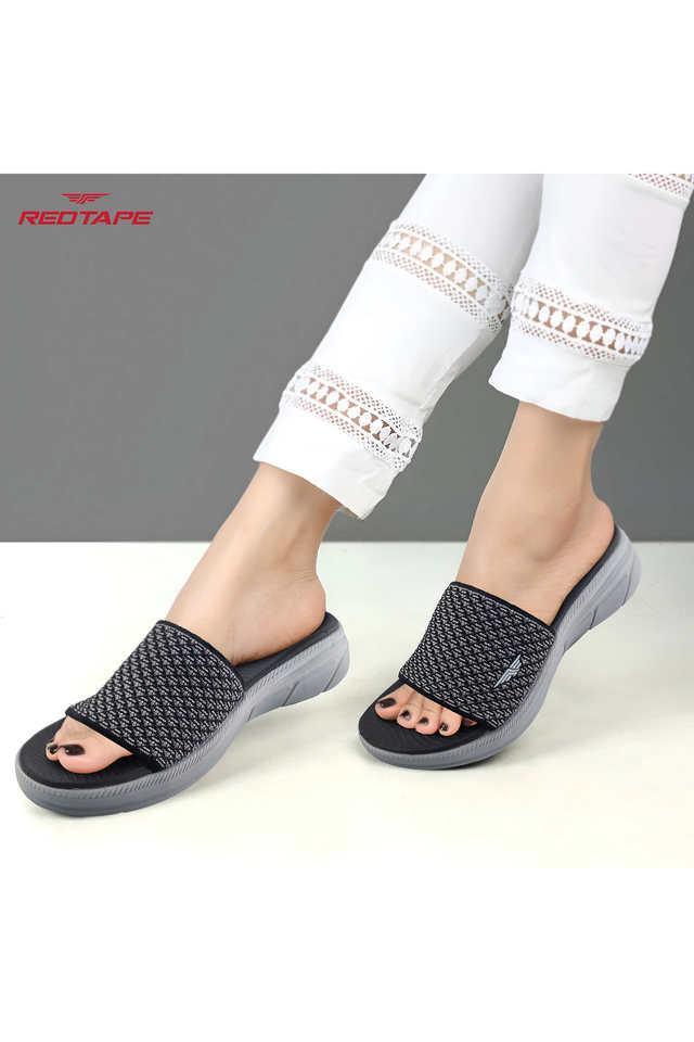 fabric slip-on womens comfort slides