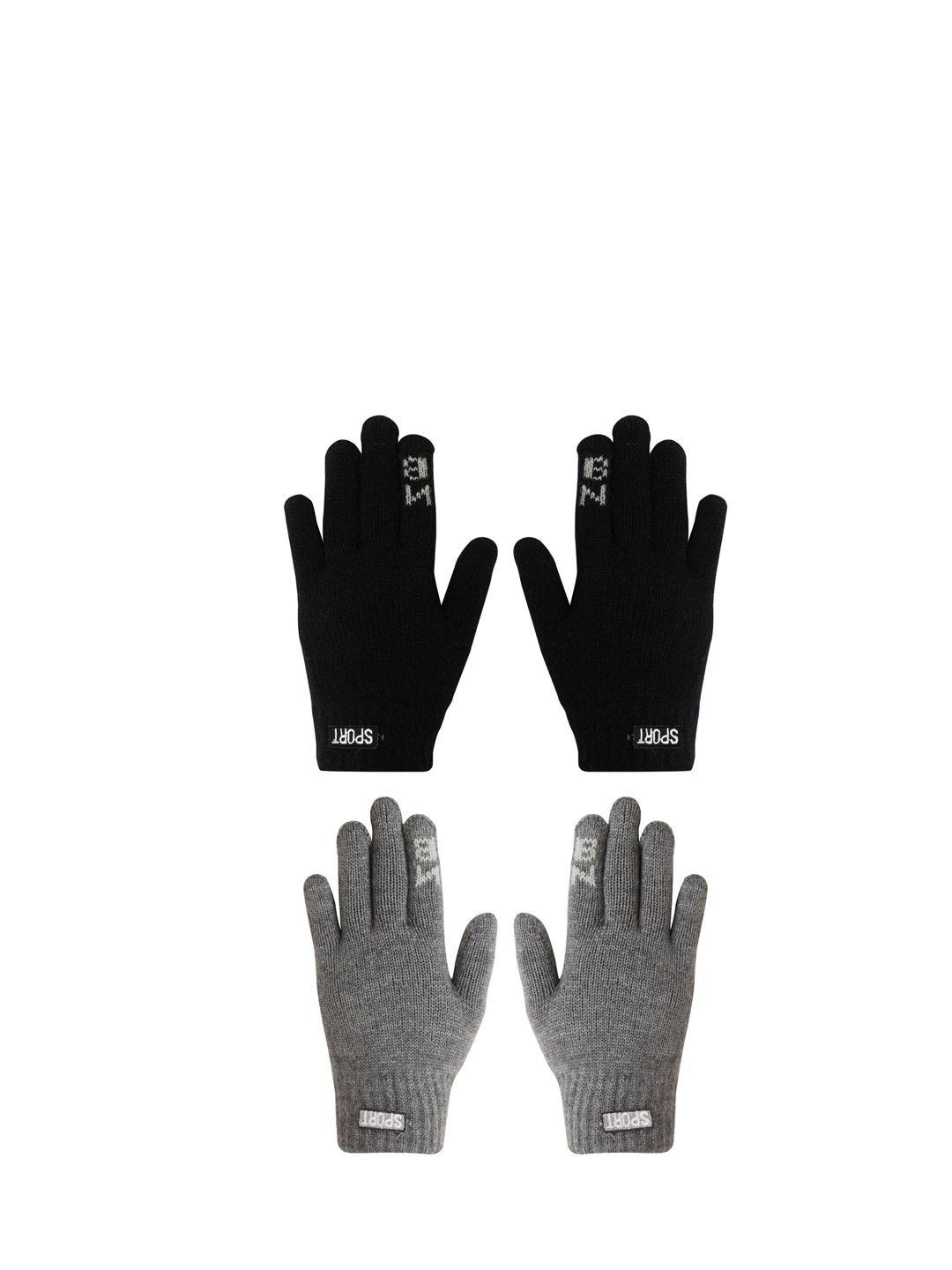 fabseasons kids pack of 2 acrylic gloves
