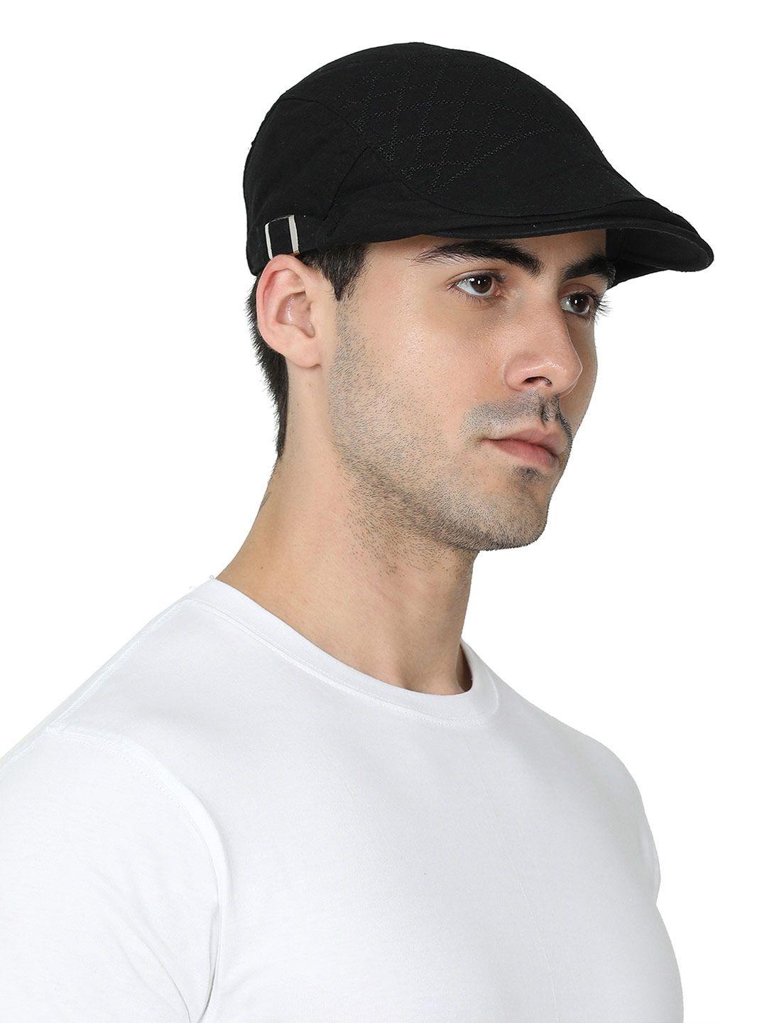 fabseasons embroidered cotton ascot cap