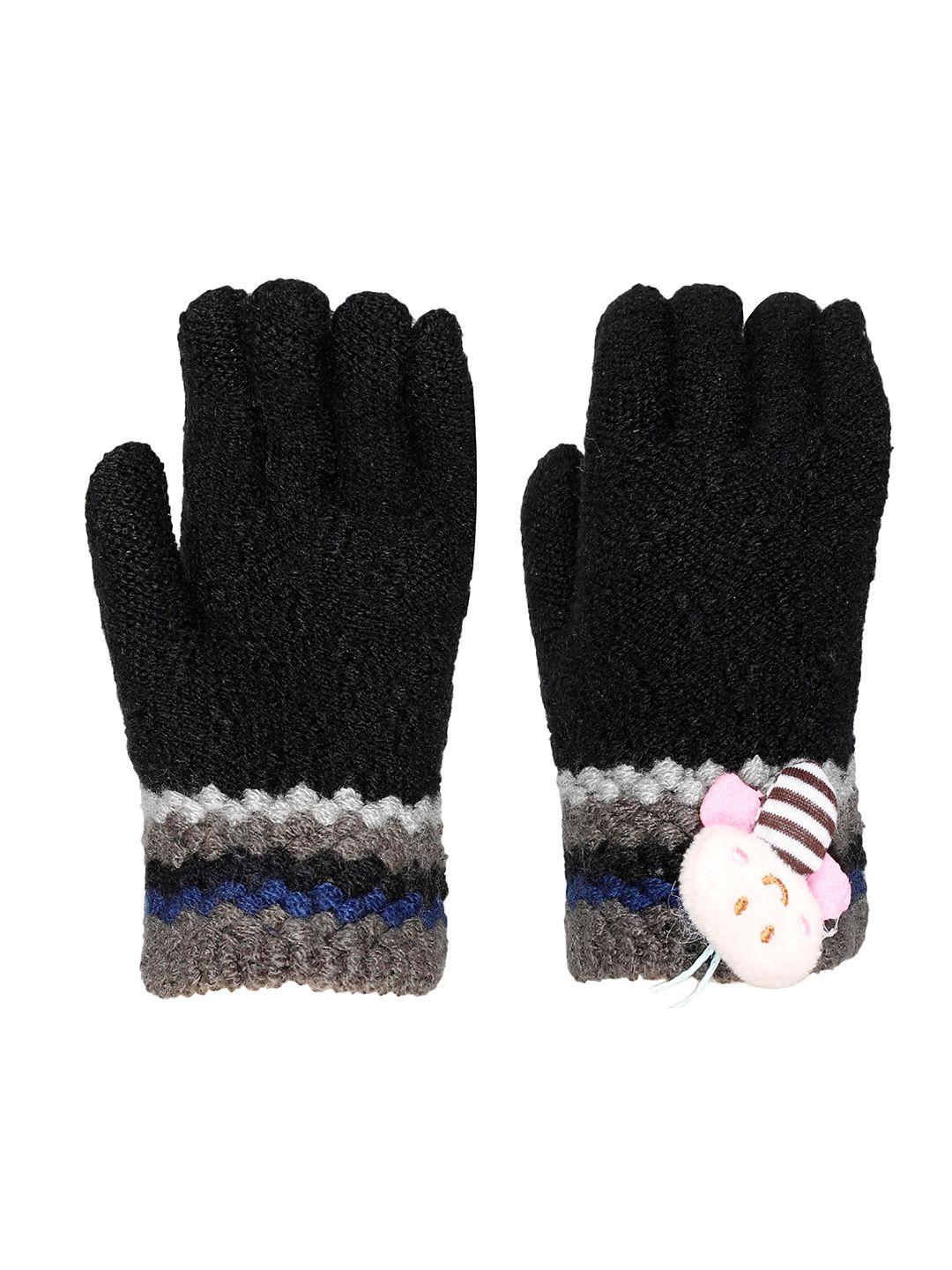 fabseasons kids acrylic woolen winter gloves