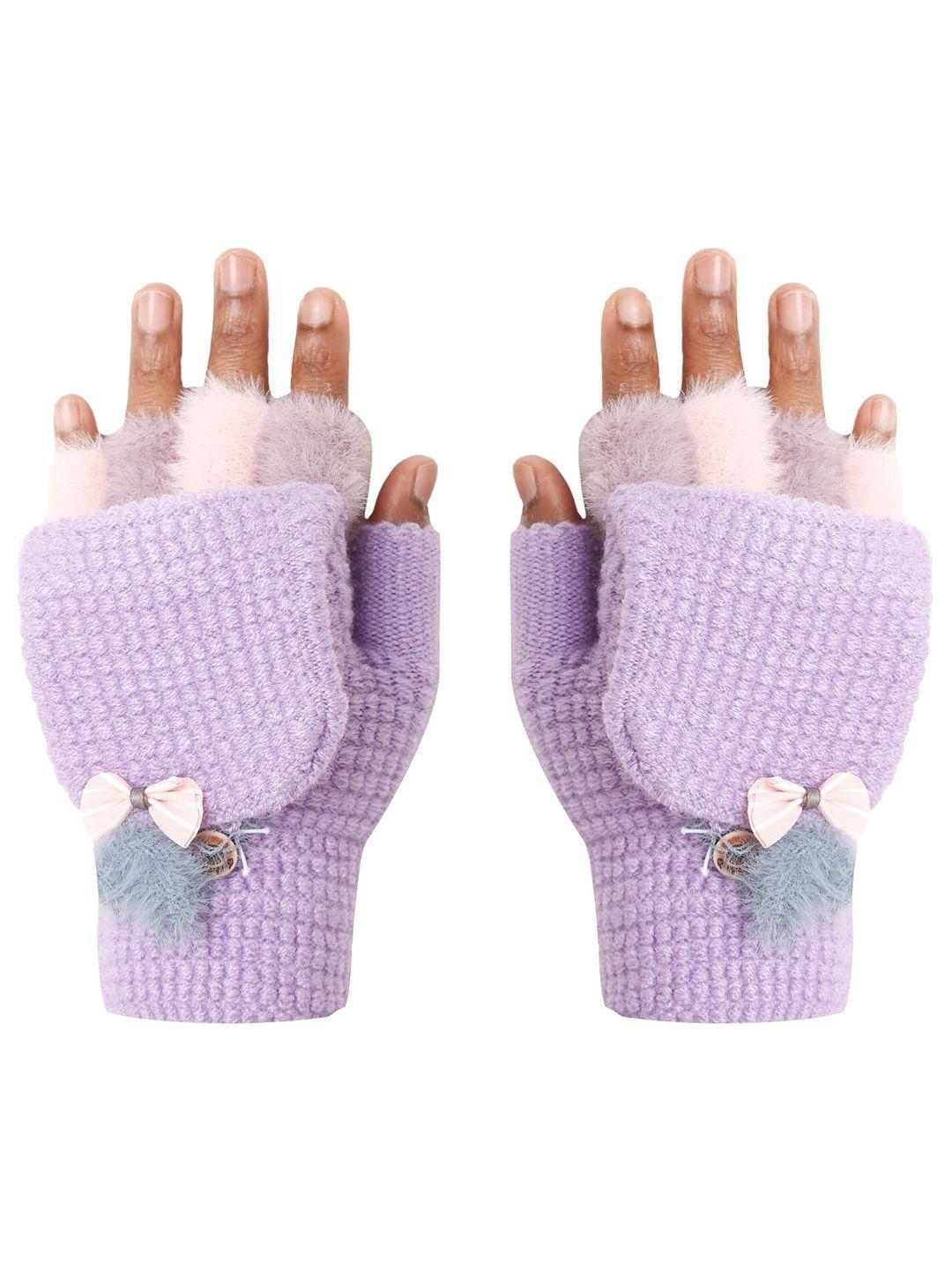 fabseasons kids patterned winter gloves