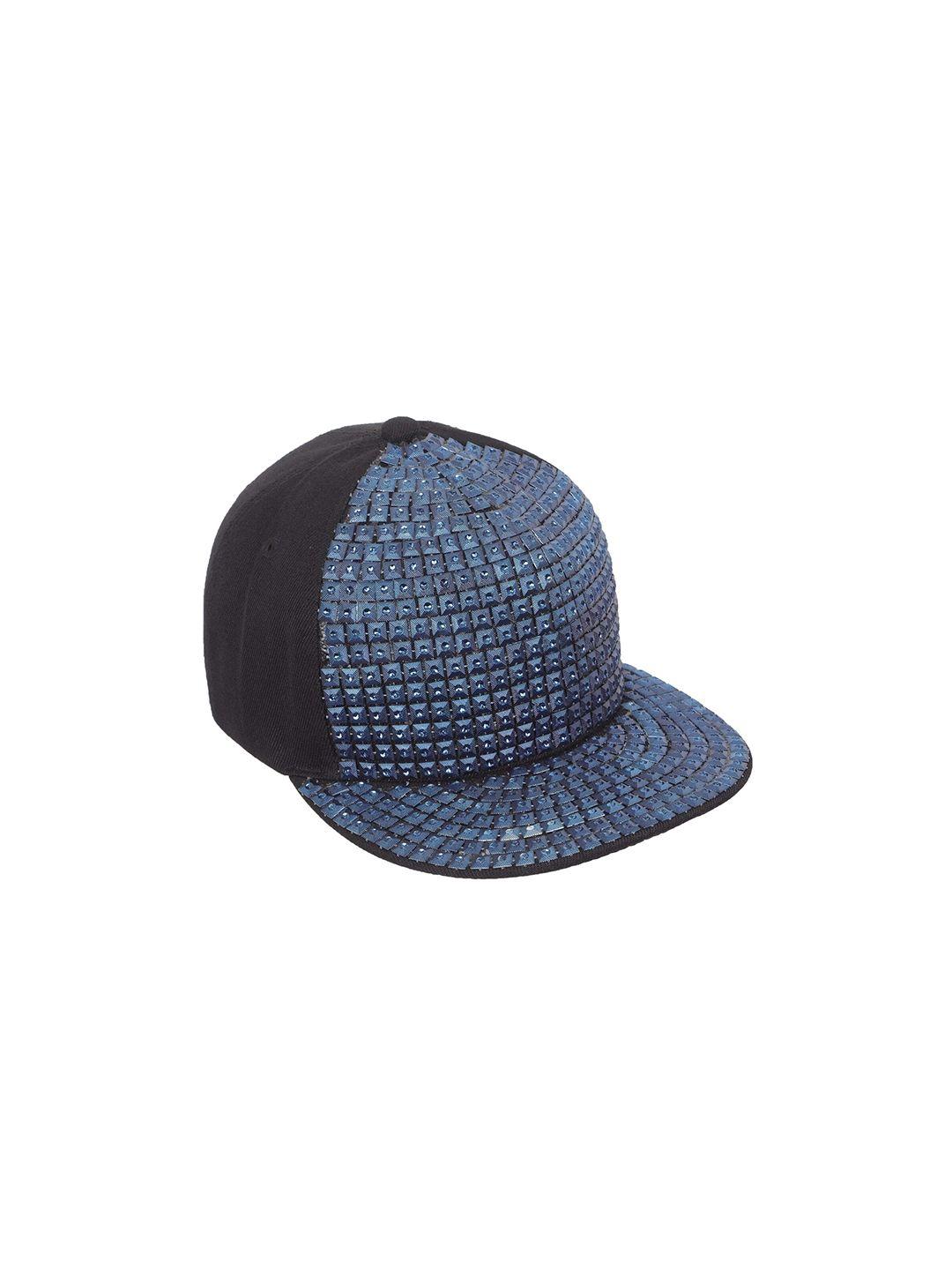 fabseasons men embellished snapback cap