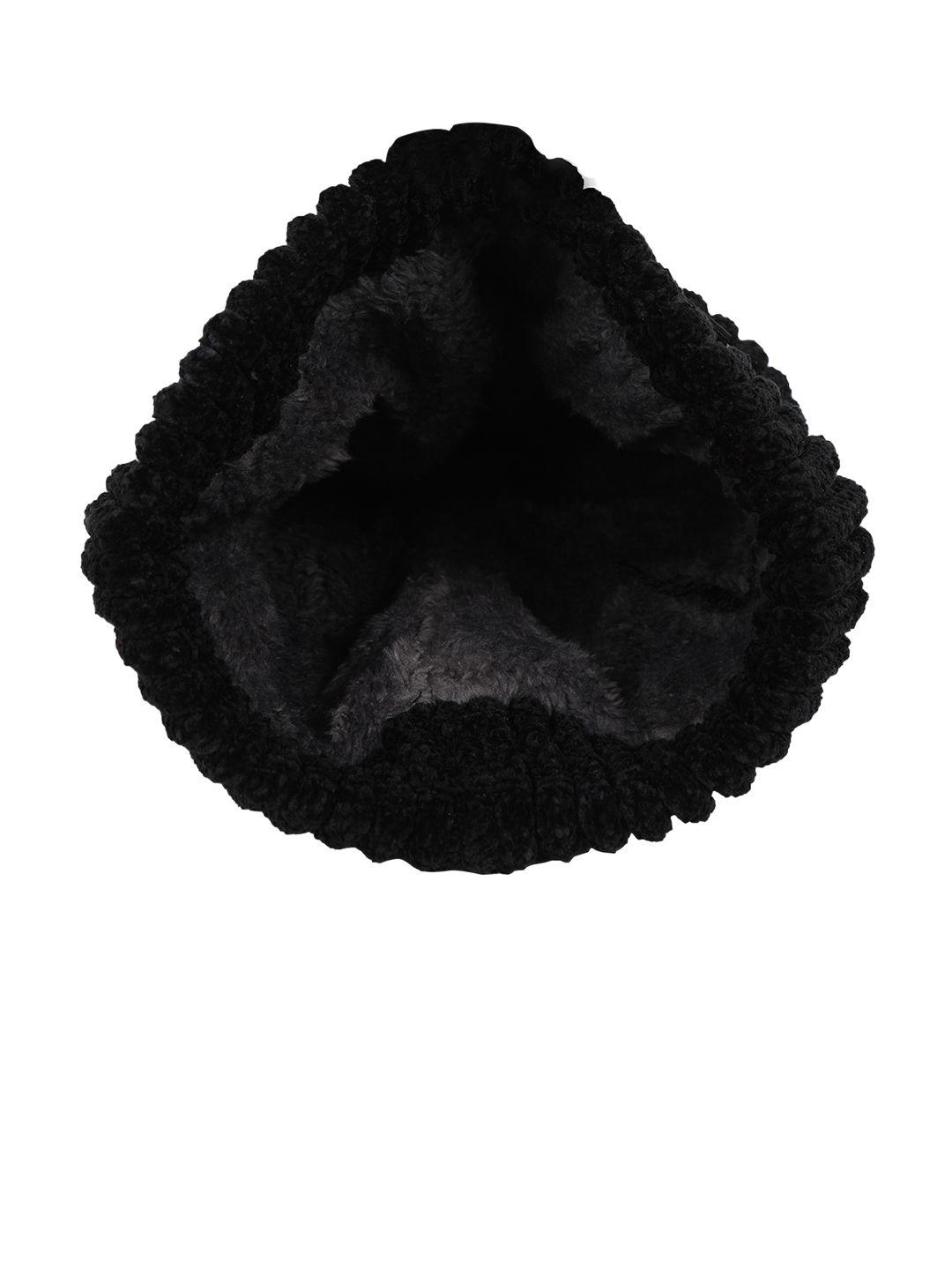 fabseasons unisex black beanie