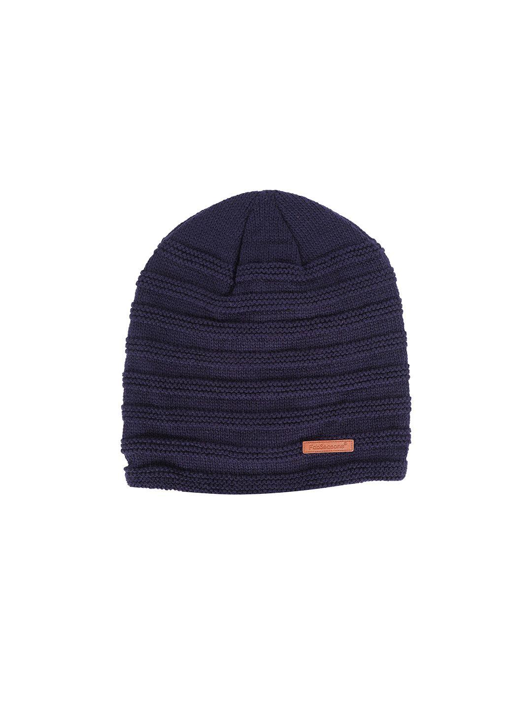 fabseasons unisex blue beanie