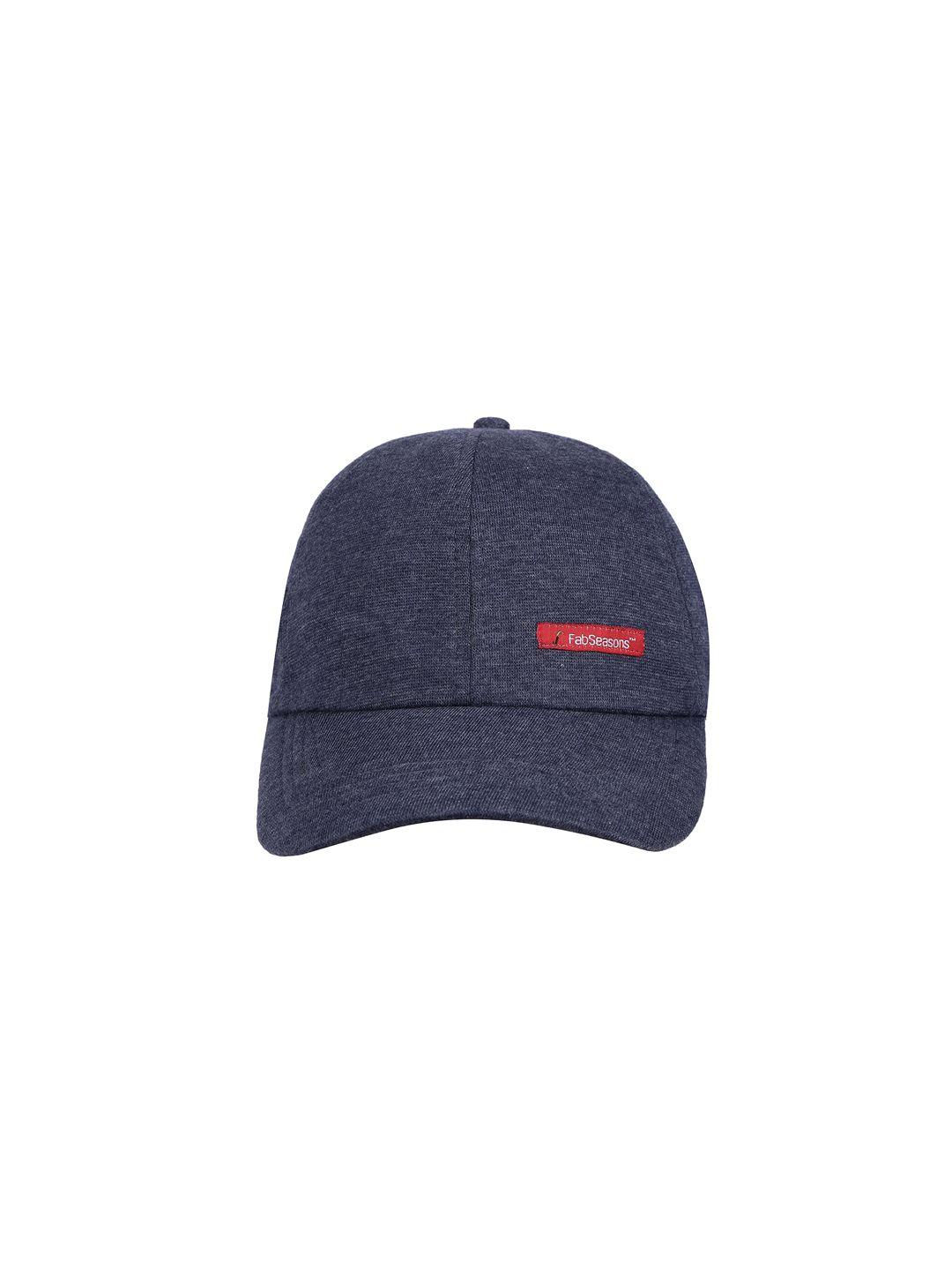 fabseasons unisex blue solid baseball cap