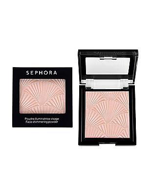 face shimmering pressed powder - delicate glow