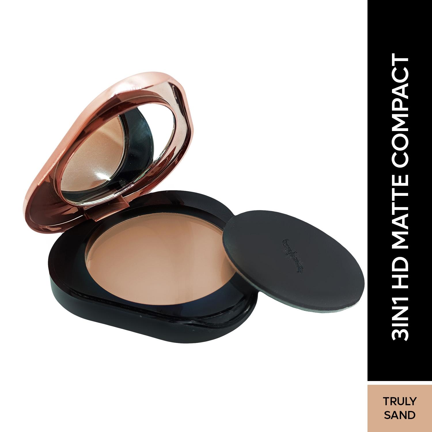 faces canada 3 in 1 hd matte compact + foundation + hydration - truly sand 04 (8g)