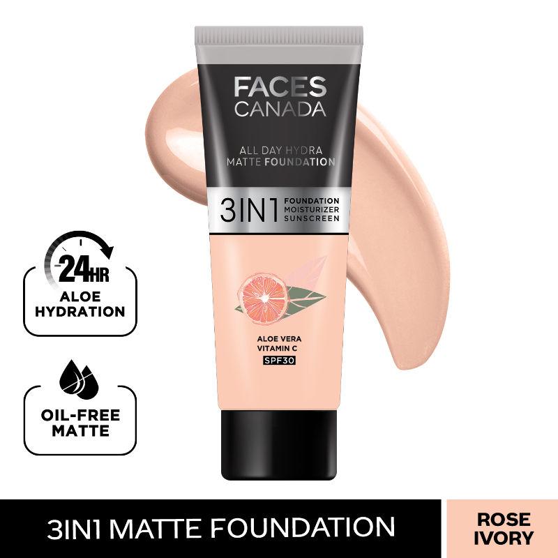faces canada 3 in1 all day hydra matte foundation