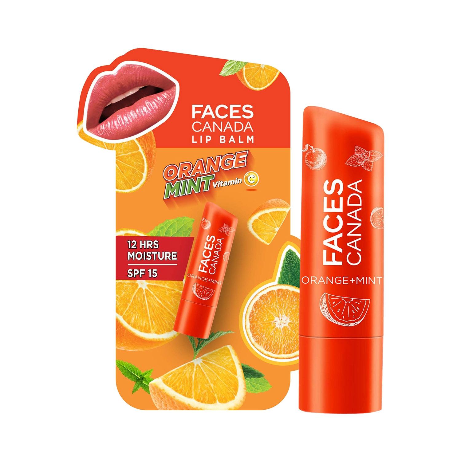 faces canada lip balm - 01 orange mint (4.8g)