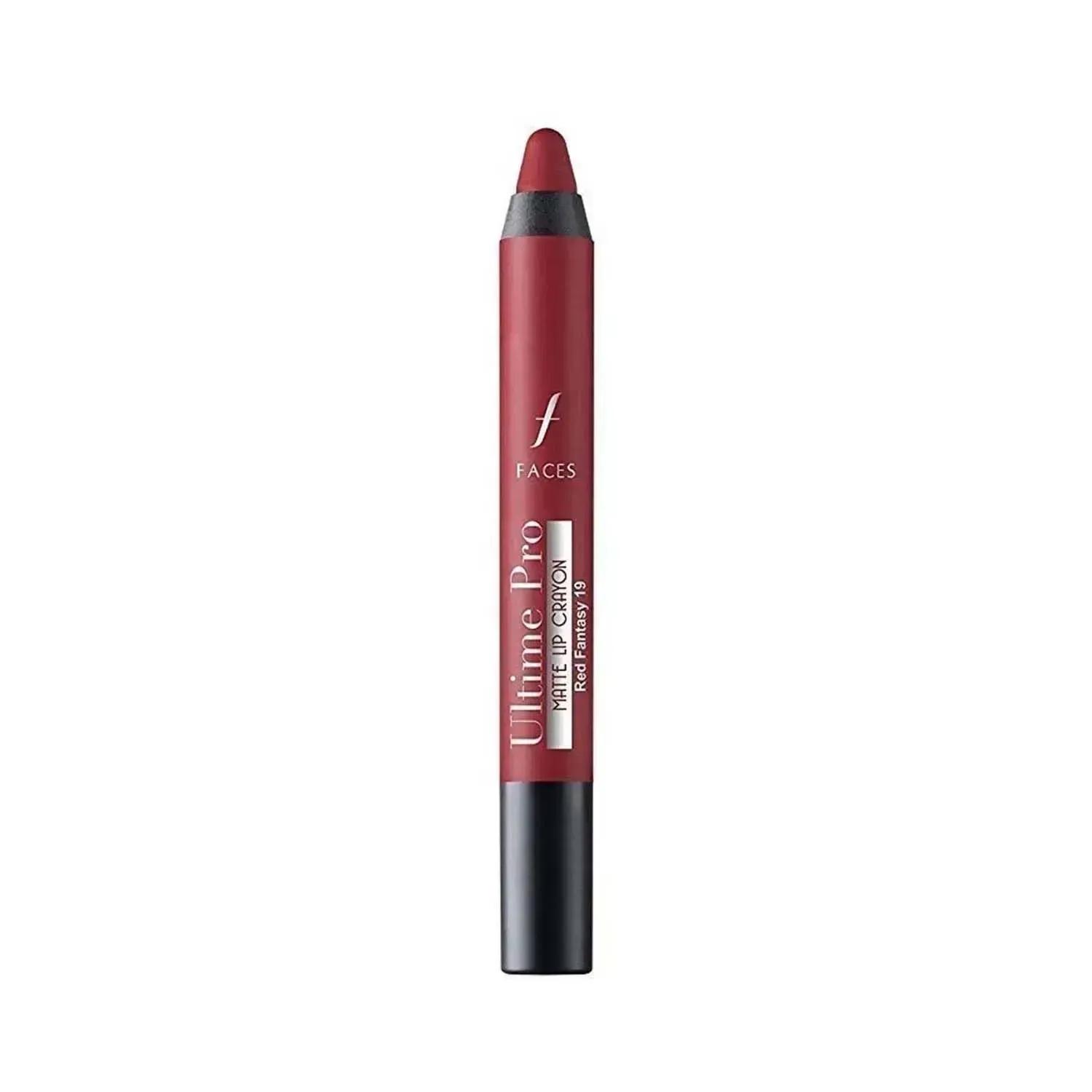 faces canada ultime pro matte lip crayon - 19 red fantasy (2.8g)