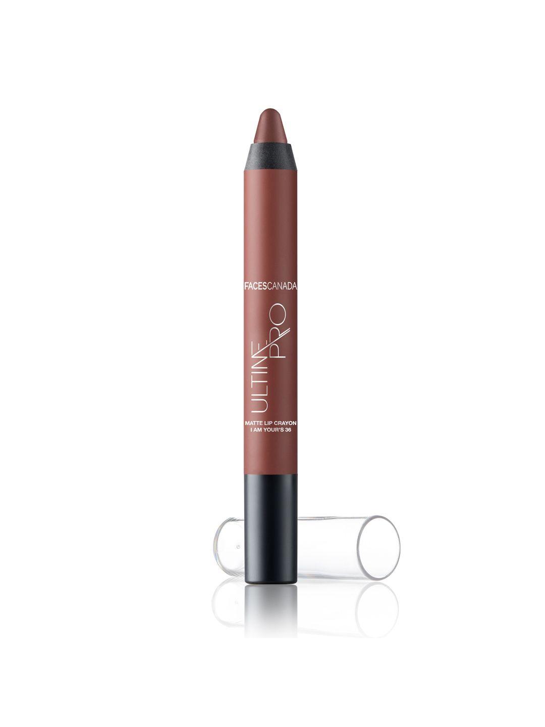 faces canada ultime pro matte lip crayon with cocoa butter & chamomile 2.8g - i am yours 36