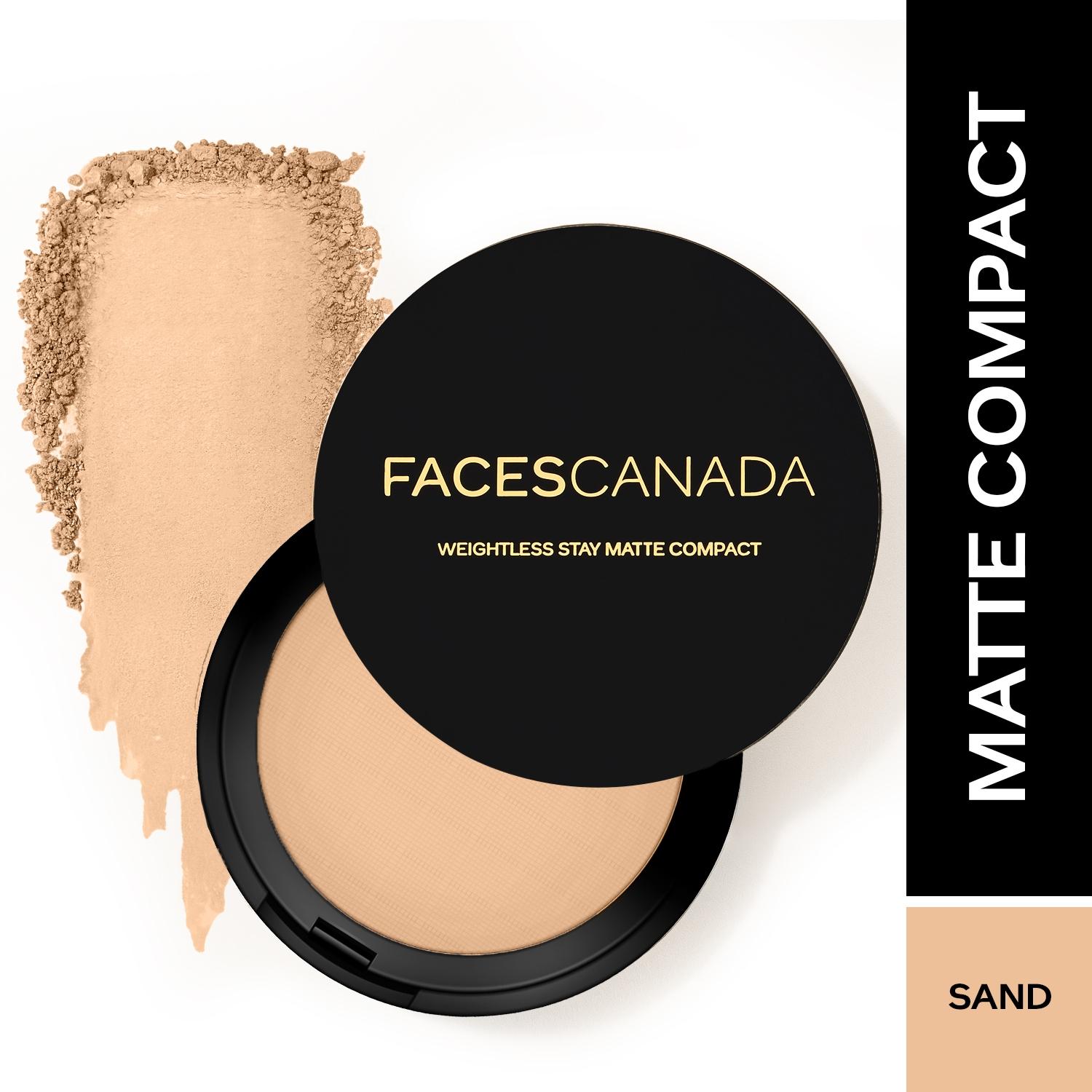 faces canada weightless stay matte compact spf 20 - 04 sand (9g)