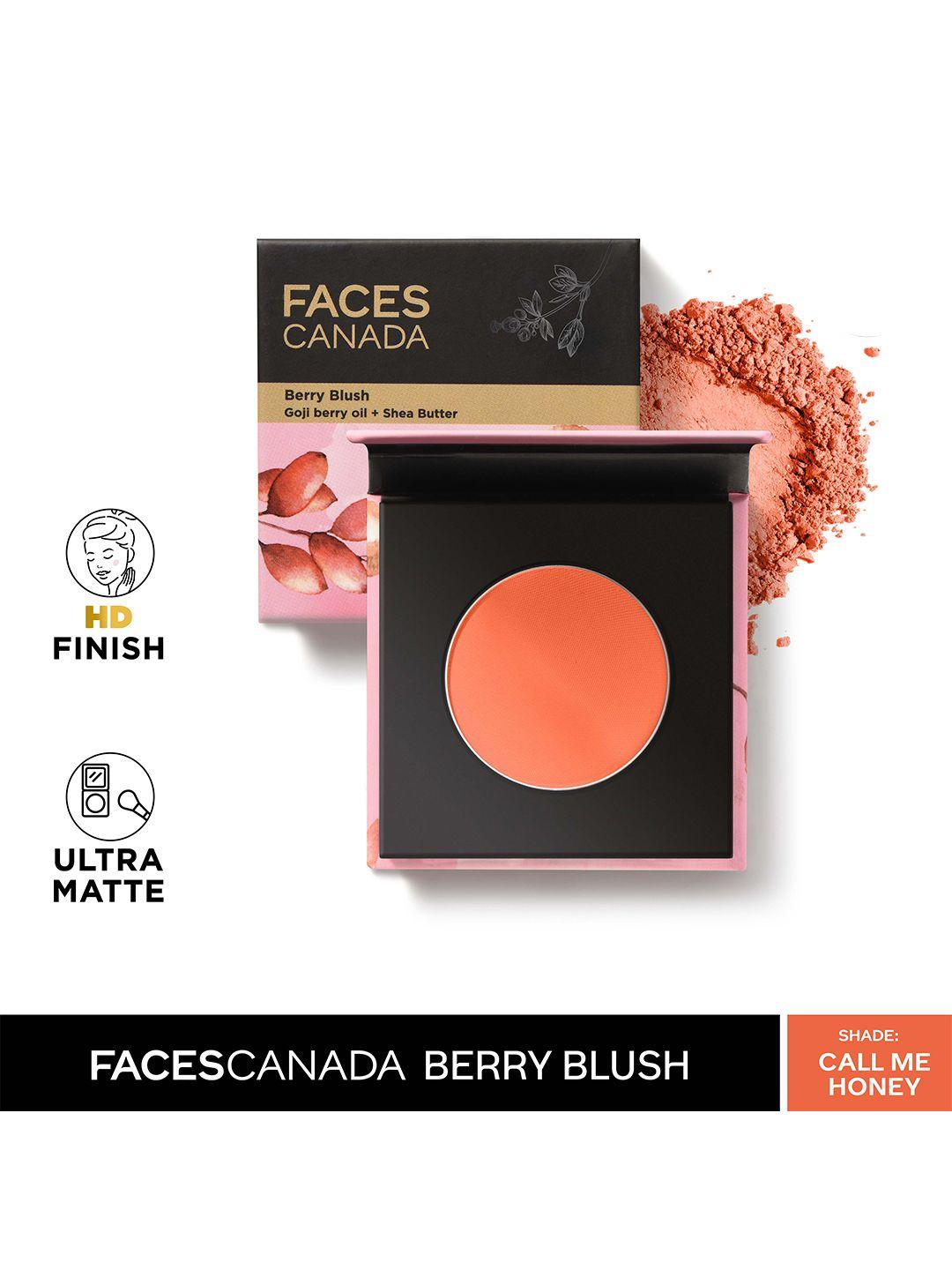 faces canada berry blush - mattifying long-lasting lightweight - call me honey 02