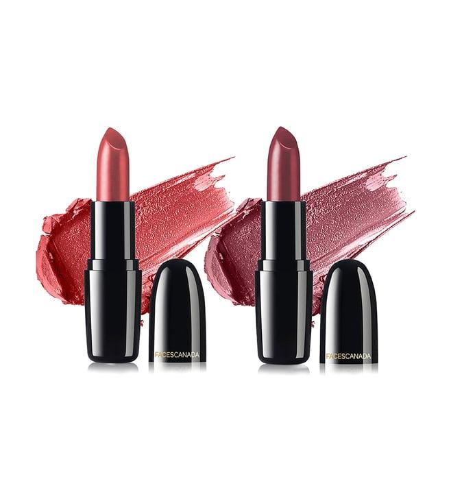faces canada festive pout weightless creme lipstick - pack of 2