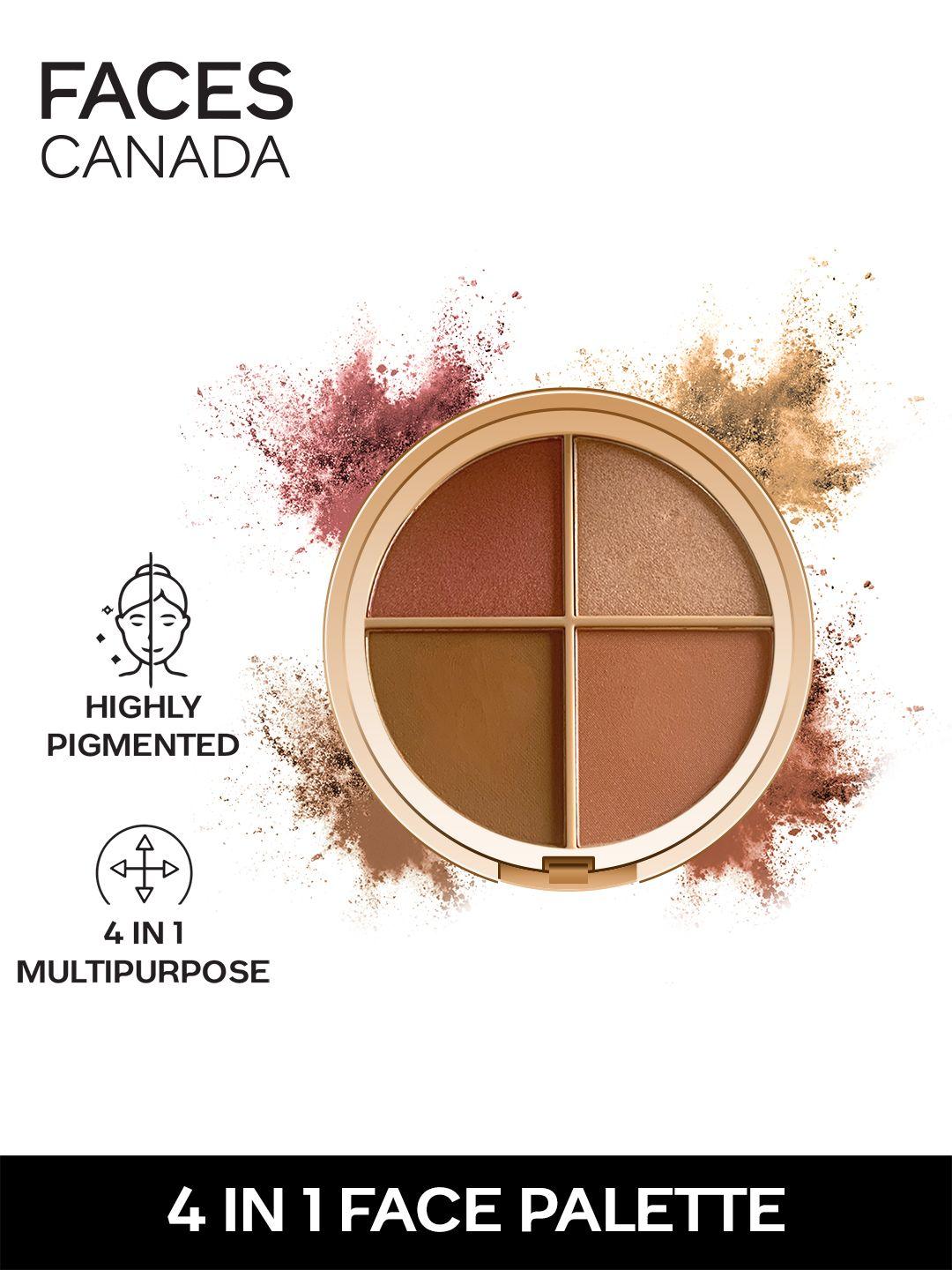 faces canada second skin 4 in 1 face palette