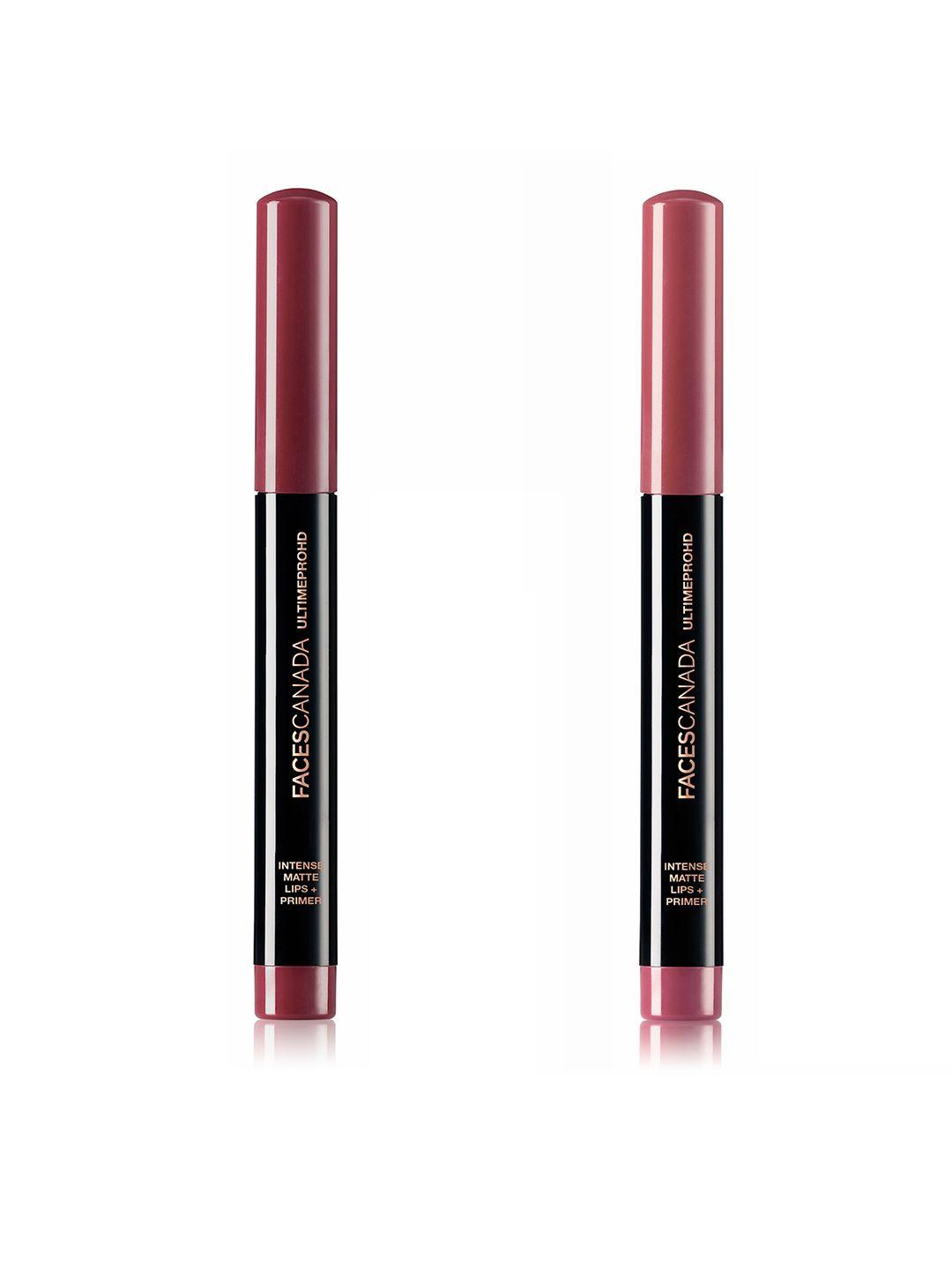 faces canada set of 2 ultimepro hd intense matte lipsticks